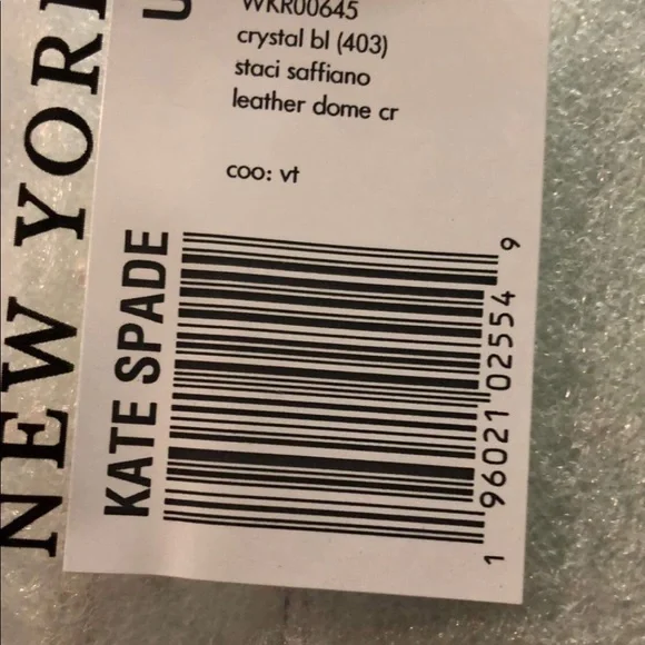 New Kate Spade Staci Dome Crossbody Crystal Blue Sealed $299 Tag Still Sealed